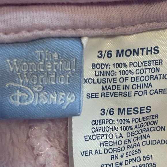 VINTAGE DISNEY BABY WINNIE THE POOH EMBROIDERED BUNTING SUIT ONSIE - Picture 6 of 6